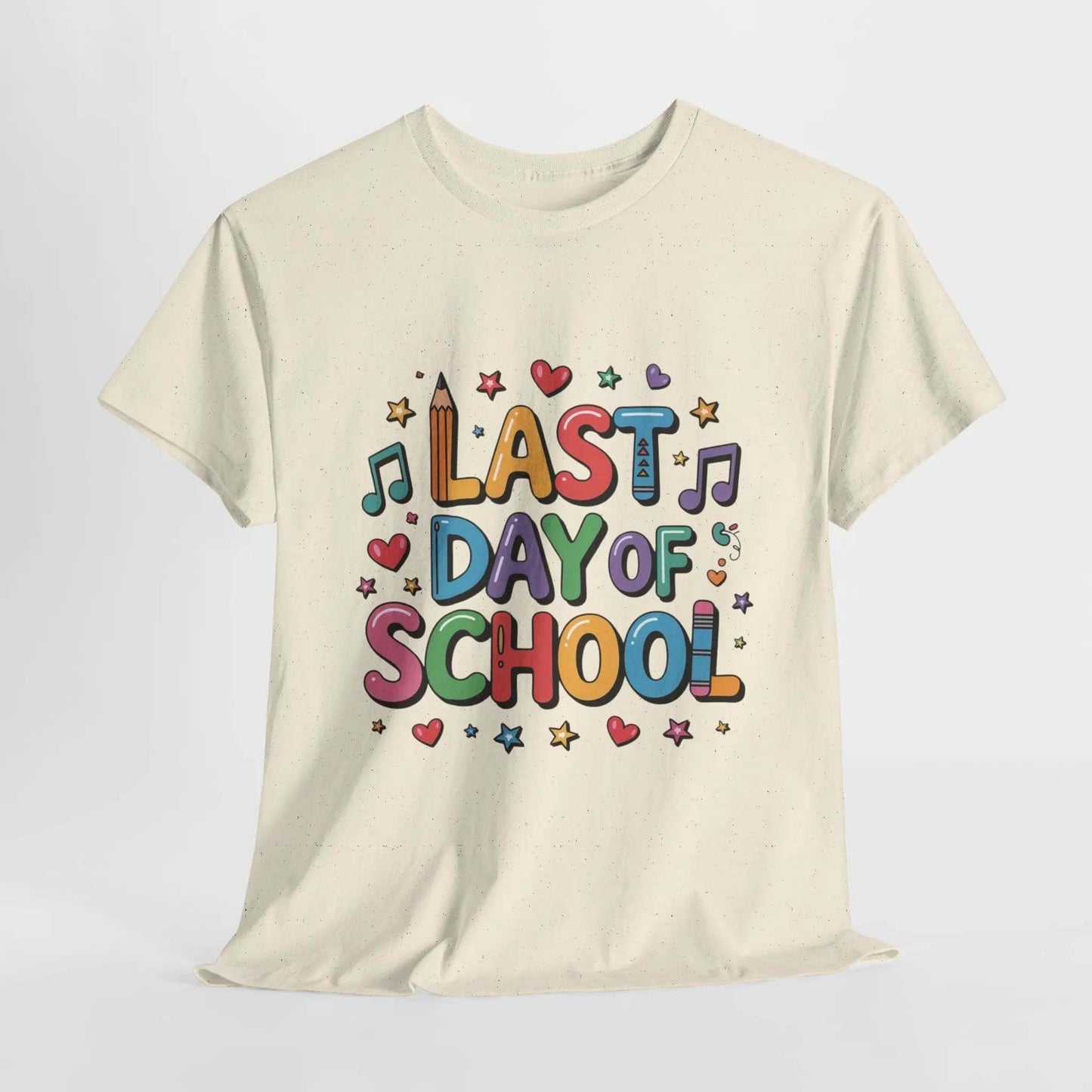 Last Day of School Unisex Heavy Cotton Tee Printify