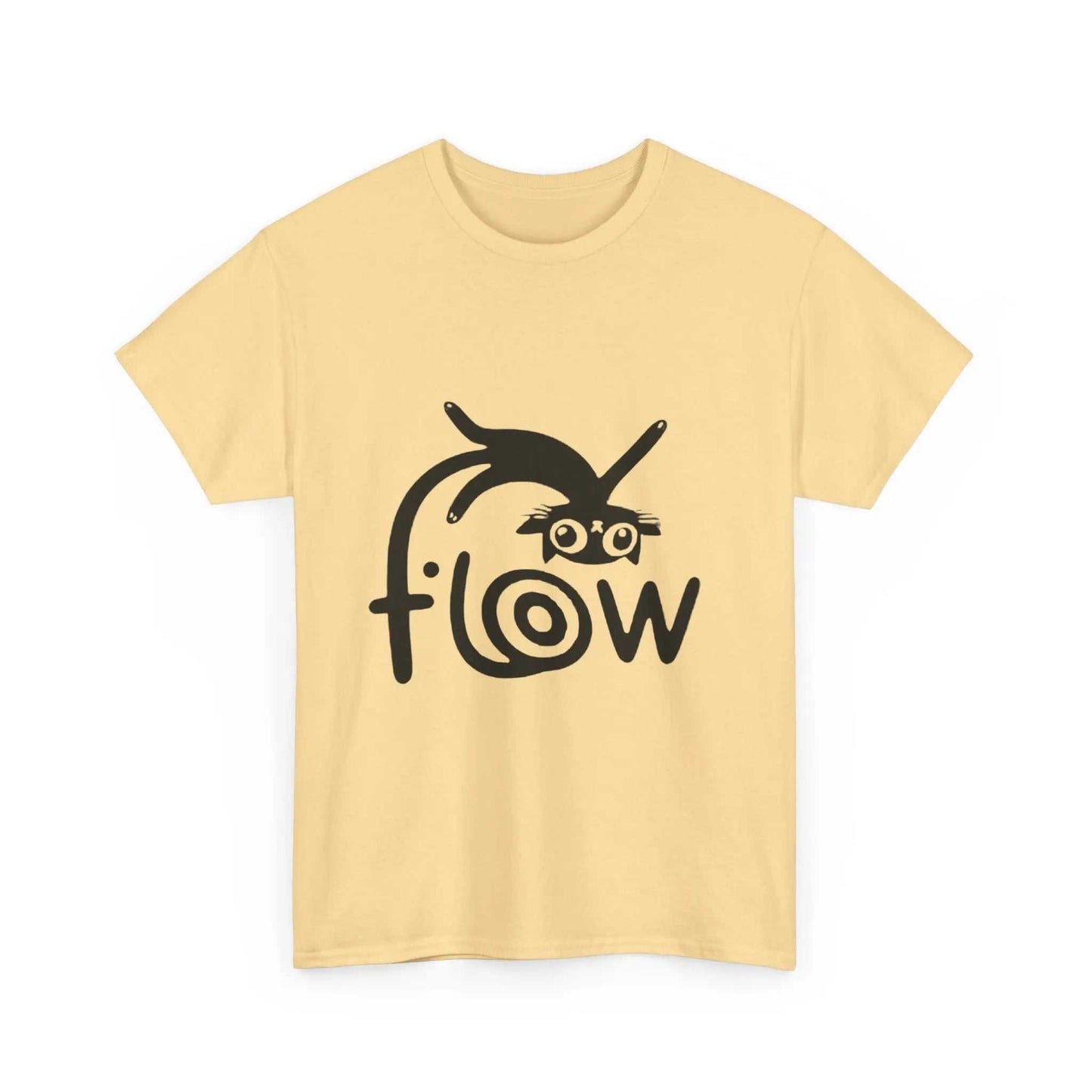 Flow Unisex Heavy Cotton Tee - Fun and Comfortable Graphic Tee for Everyone Printify