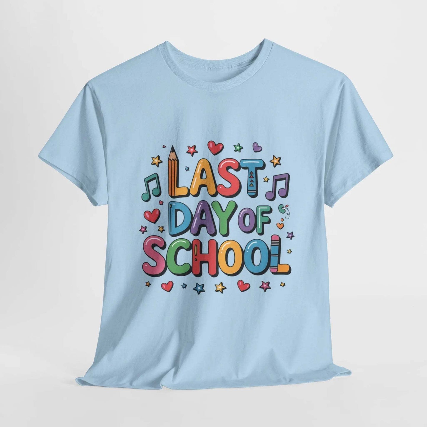 Last Day of School Unisex Heavy Cotton Tee Printify