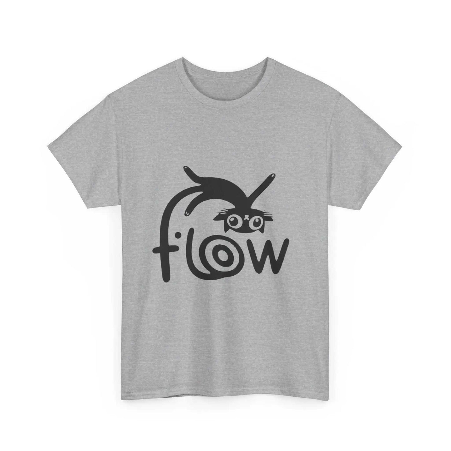 Flow Unisex Heavy Cotton Tee - Fun and Comfortable Graphic Tee for Everyone Printify