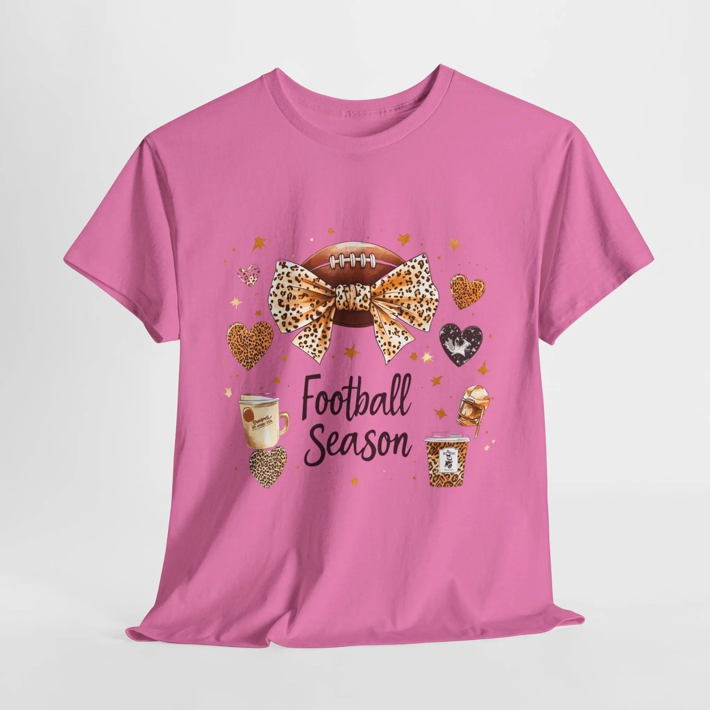 Football Season Unisex Heavy Cotton Tee - Perfect for Game Day and Tailgating Printify