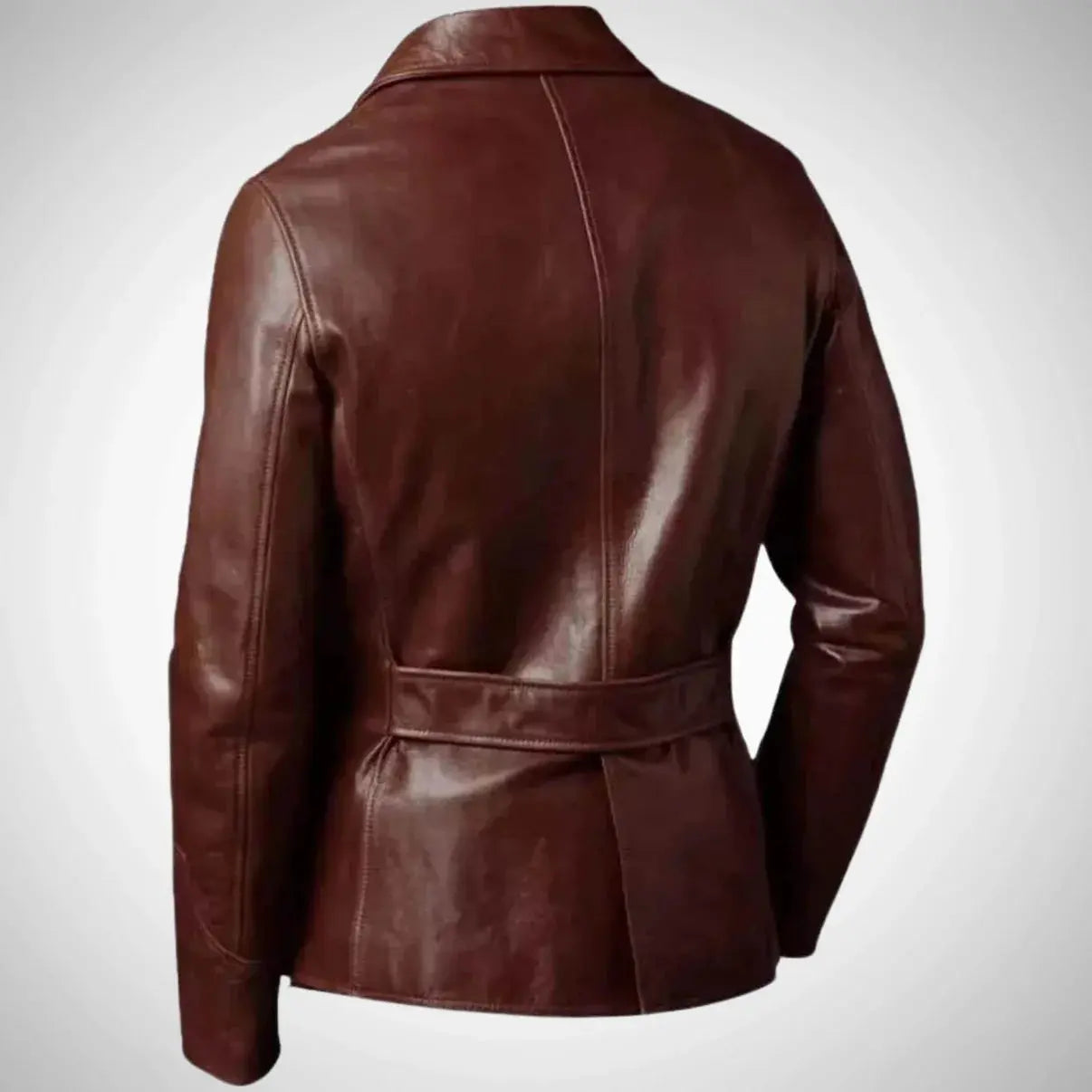 Men’s Lambskin Slim Fit 4-Pocket Leather Blazer Jacket My Store