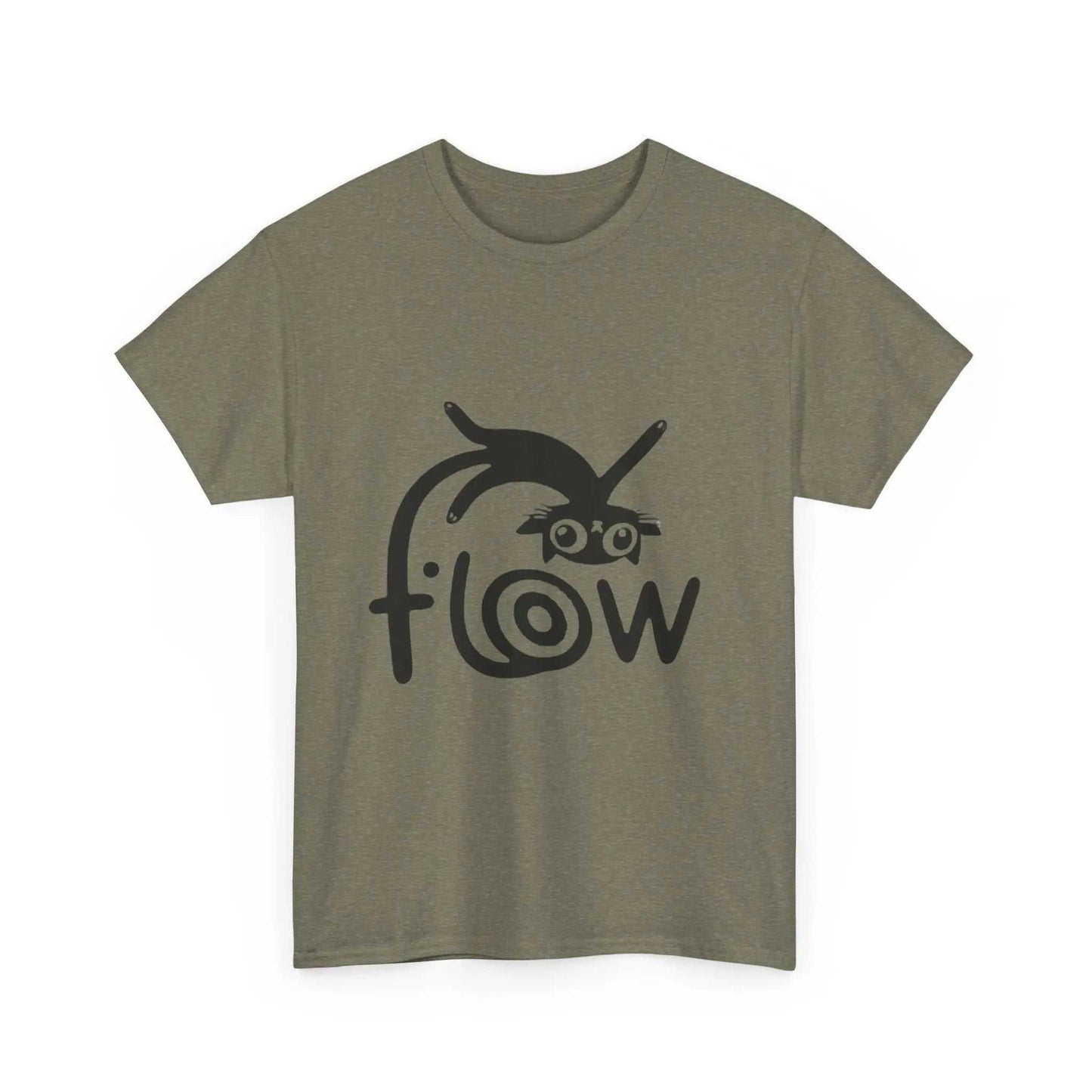 Flow Unisex Heavy Cotton Tee - Fun and Comfortable Graphic Tee for Everyone Printify