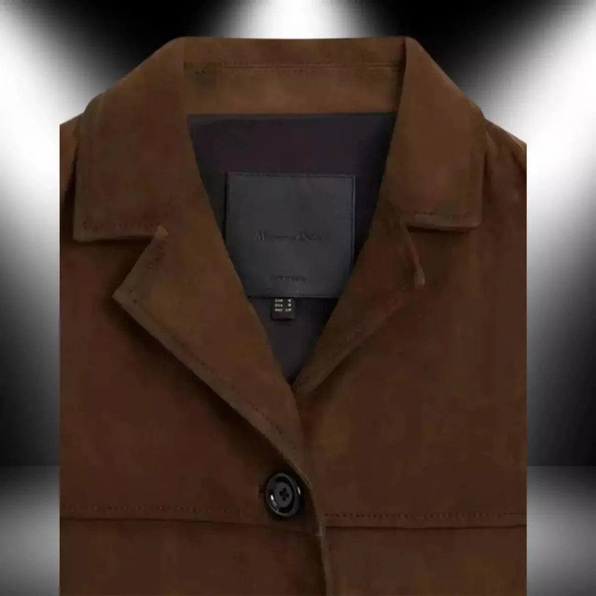 Women's Short Suede Leather Blazer Coat My Store