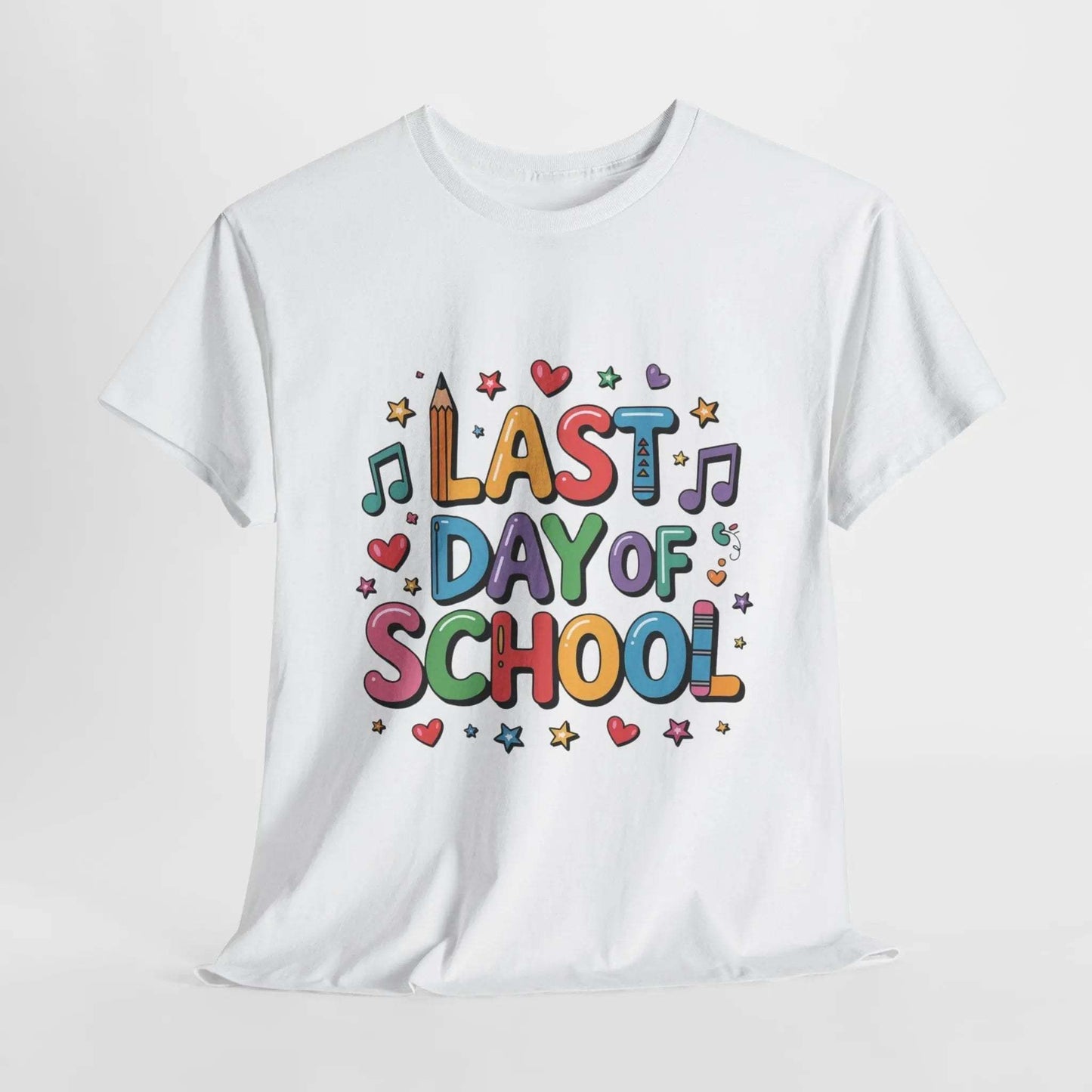 Last Day of School Unisex Heavy Cotton Tee Printify