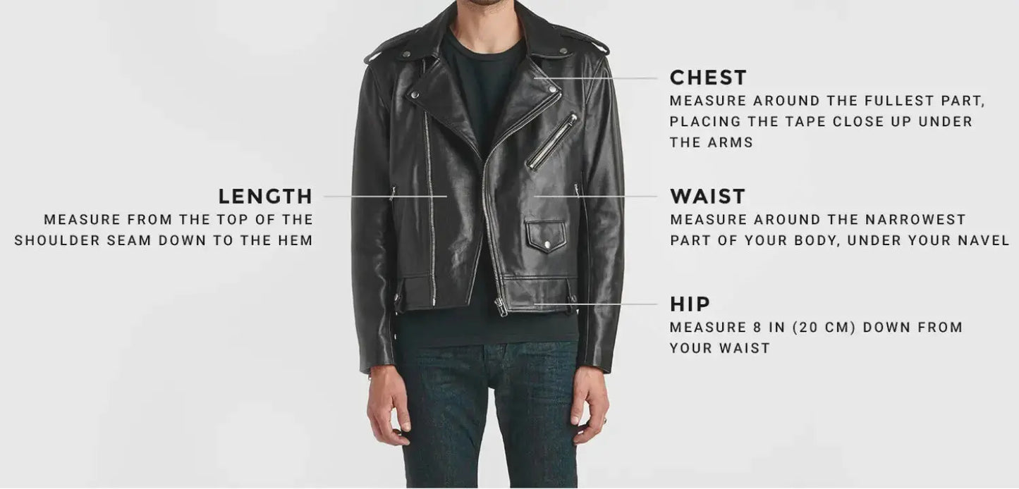 Custom Studded Leather Biker Jacket – Handmade Punk Moto Spike Jacket – Men Rock Motorcycle Coat My Store