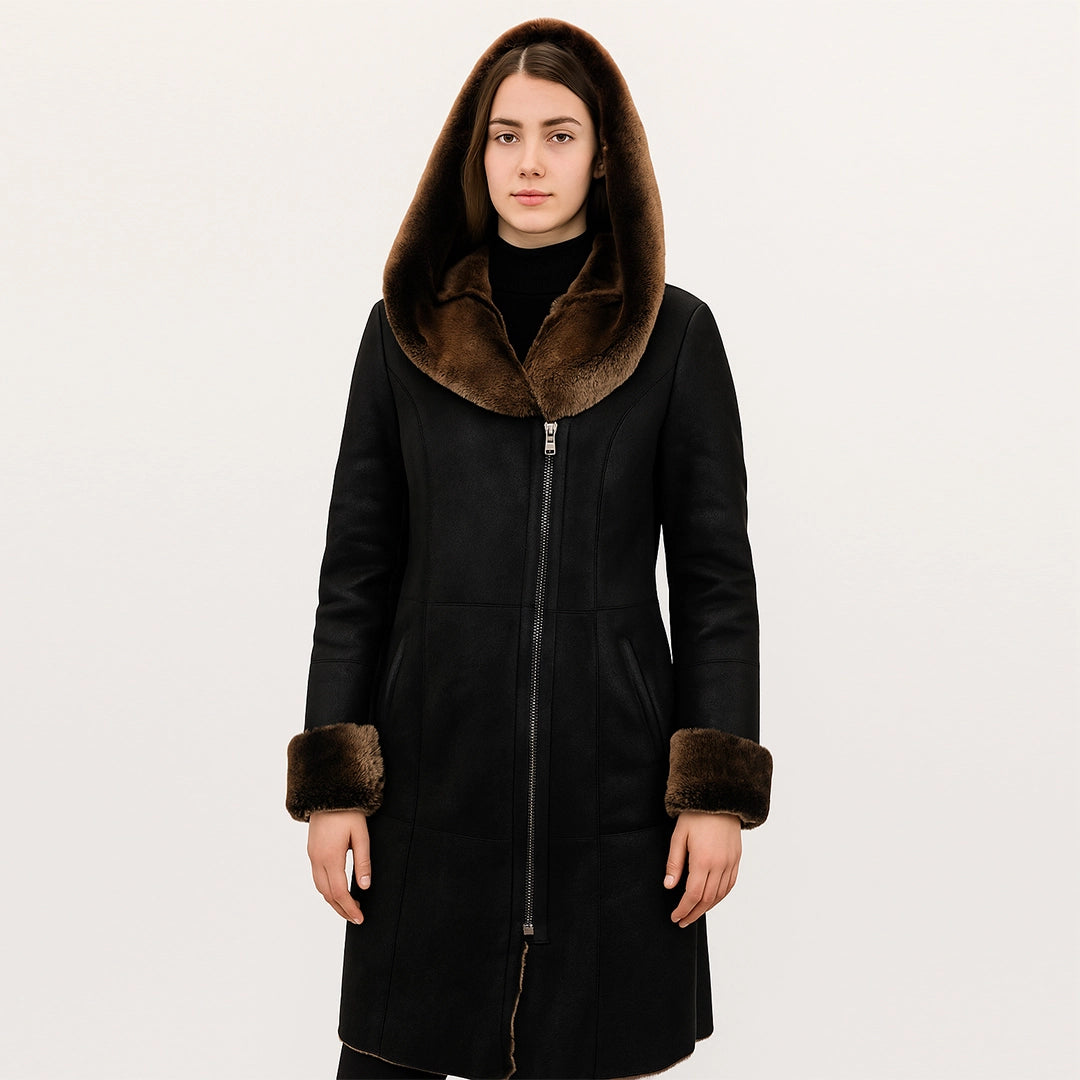 Bakshi Artisanal Handcrafted Sheepskin Shearling Coat My Store