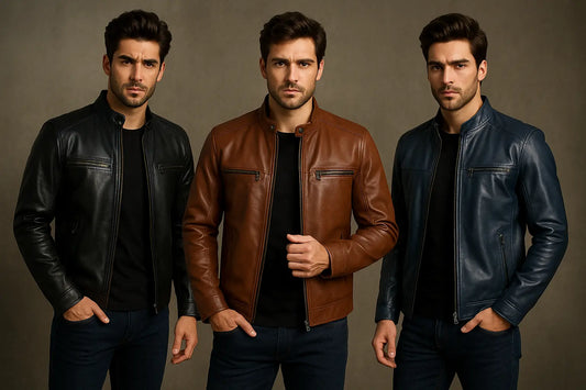 The Ultimate Guide to Choosing the Perfect Men’s Leather Jacket: Style, Fit, and Care Tips - My Store
