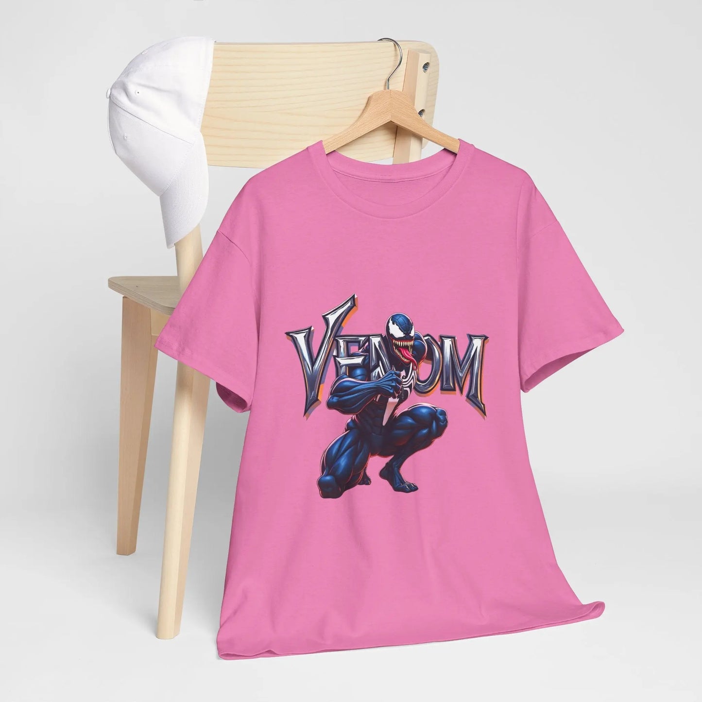 Venom Unisex Heavy Cotton Tee - Perfect for Marvel Fans Printify