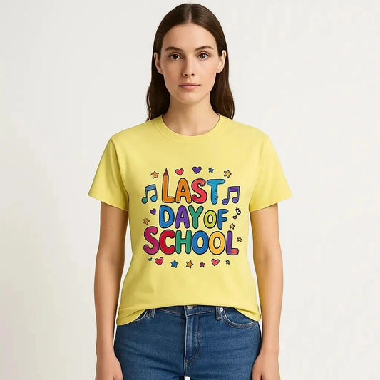 Last Day of School Unisex Heavy Cotton Tee Printify