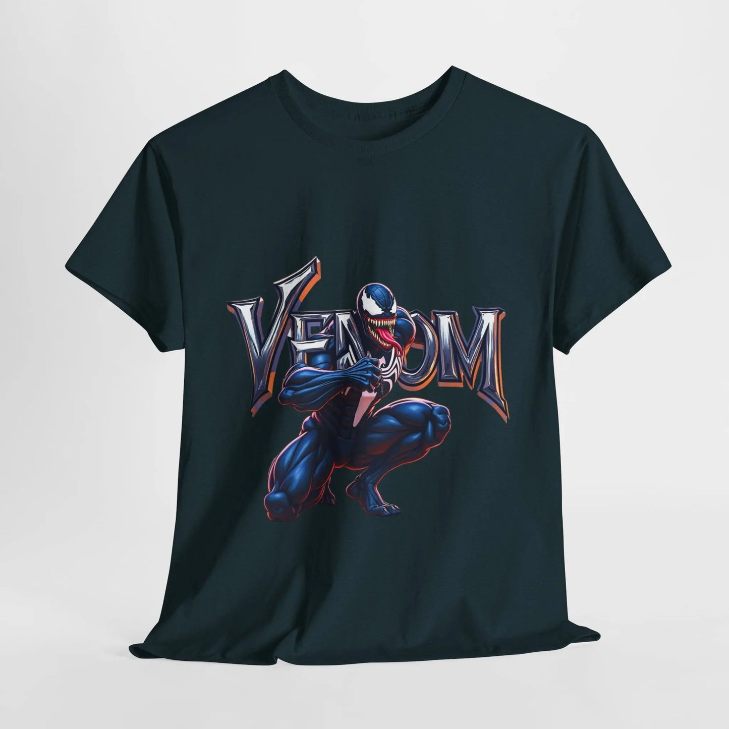 Venom Unisex Heavy Cotton Tee - Perfect for Marvel Fans Printify