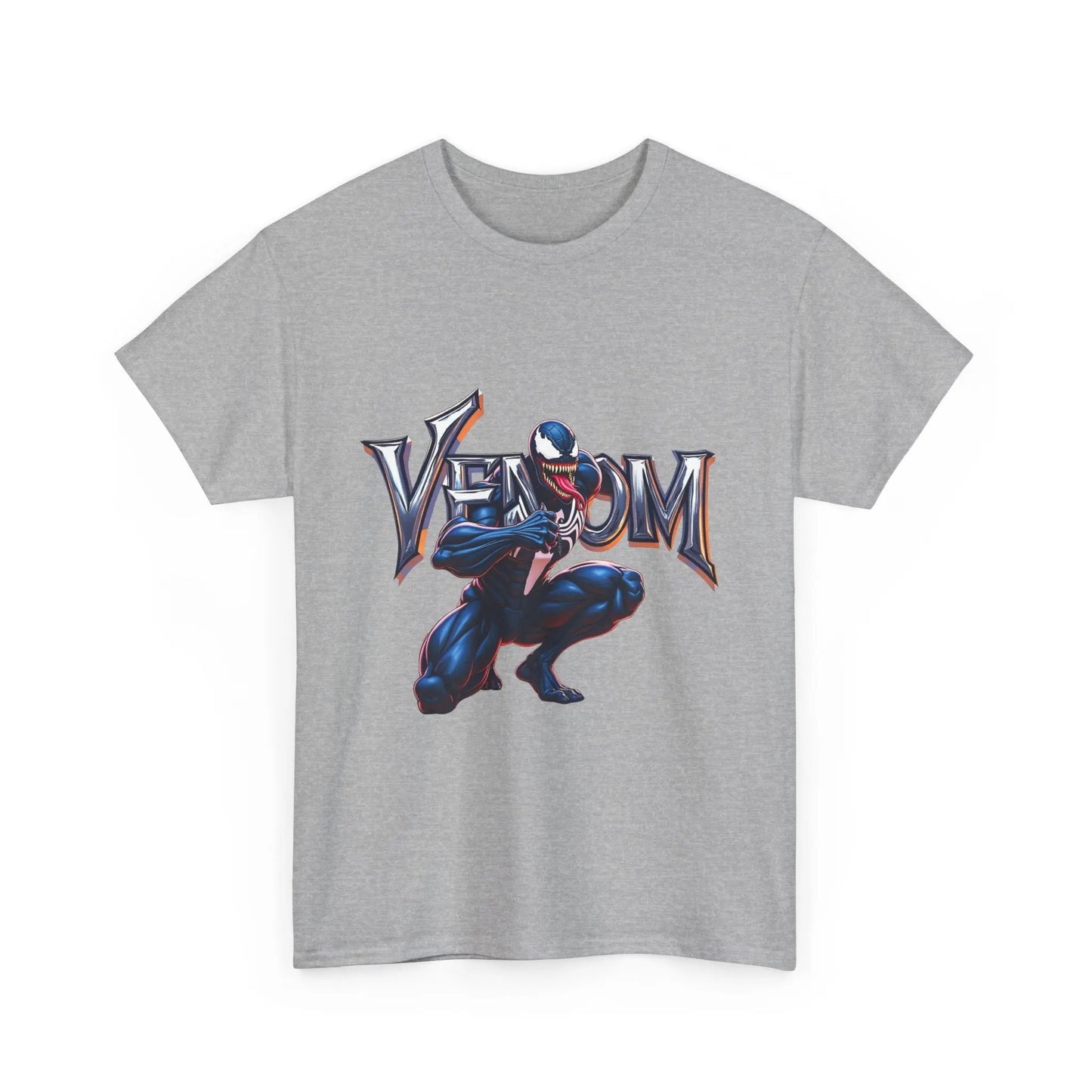 Venom Unisex Heavy Cotton Tee - Perfect for Marvel Fans Printify