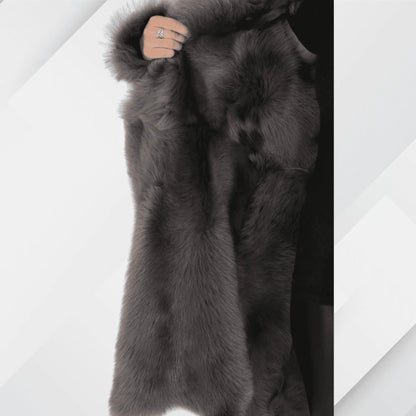 Women’s Toscana Sheepskin 3/4 Long Coat – Suede Shearling Luxury Jacket My Store